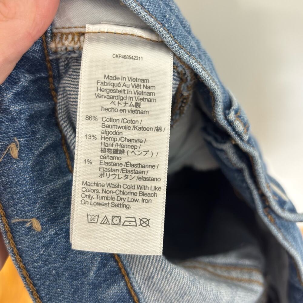 Madewell The Perfect Vintage Jean in Earlside Wash: Raw-Hem Edition - Size 29 - Picture 7 of 8